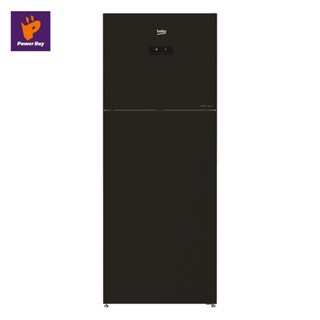 BEKO ตู้เย็น 2 ประตู (14.9 Cubic ,สี Black Glass) รุ่น RDNT470E50VZGB