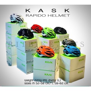 *ของแท้บริษัท*หมวกจักรยาน KASK RAPIDO..Made in Italy เทคโนโลยี Multi In-Molding มั่นใจได้ถึงความปลอดภัย