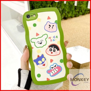 เคส iPhone 6 6S tpu ขอบหยัก การ์ตูนน่ารัก รวมทุกอย่าง เคสนิ่ม สําหรับ