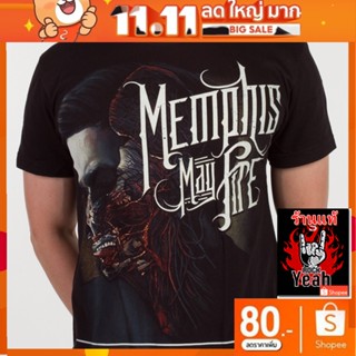 เสื้อวง Memphis May Fire เสื้อยืดลาย เมมฟิส เมย์ ไฟร์ เสื้อคอฟิต แฟชั่น เสื้อวินเทจ RCM1325