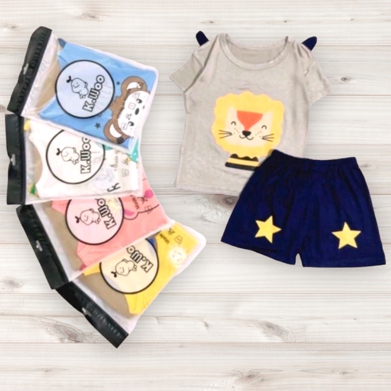 ️ BABY PLAYSET ️SET TSHIRT SHORTPANTS BABY GIRL BOY 6 MONTHS - 24 MONTHS