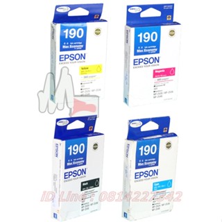 หมึกอิงค์เจ็ท EPSON T190190-T190490 (ME301,WF-2528,WF-2538) แท้ 100 เปอร์เซ็น