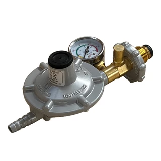 Lucky Flame เครื่องปรับแรงดันต่ำ แบบเซฟตี้ มีเกจวัดความดันแก๊ส รุ่น LS-325SG
