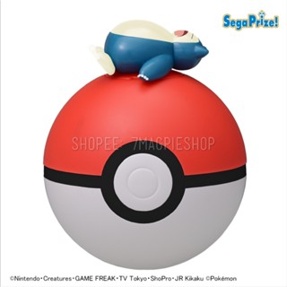 🇯🇵 SEGA Pocket Monster Ball Snorlax Pokemon Premium Yurayura Bank Figure ลิขสิทธิ์แท้ กระปุกออมสิน โปเกมอน