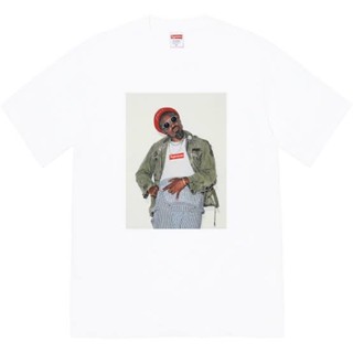 ใหม่พร้อมส่ง ของแท้ Supreme Andre 3000 Tee White