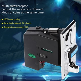 Multi Coin Acceptor Selector Slot for Arcade Game Mechanism Vending Machine