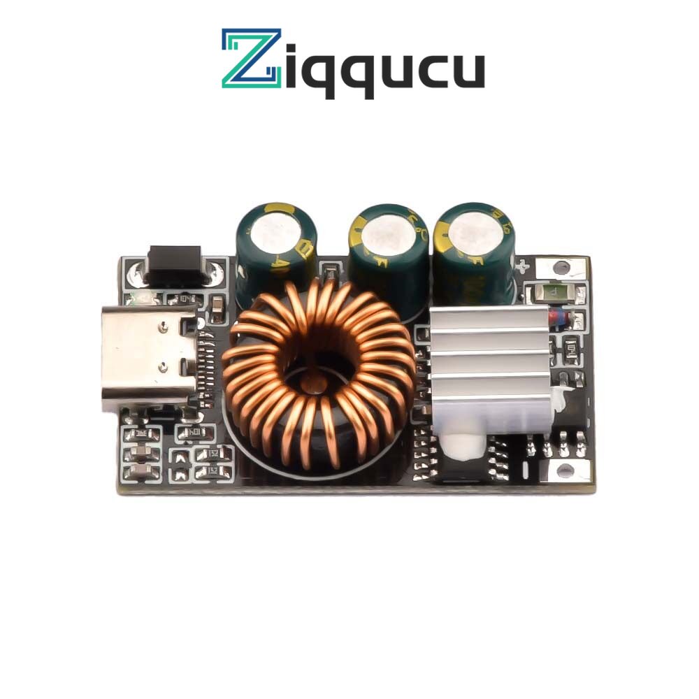 Ziqqucu โทรศัพท์มือถือชาร์จบอร์ด Fast Charge รถ DIY การปรับเปลี่ยนโมดูล DC Buck Type-C/USB 30W/65W/22.5W/45W