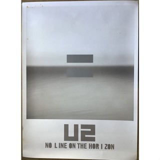 โปสเตอร์ โปรโมทแท้ พิมพ์ 2หน้า U2 อัลบั้ม No Line On The Horizon ปี 2009 ขนาด 43 X 58 CM ลิขสิทธิ์