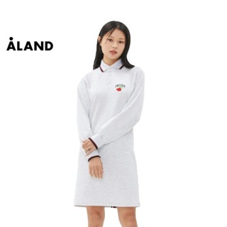 ALAND เดรส ROMANTIC CROWN GARDENING CLUB POLO DRESS_L/Grey_ONE PIECE สีเทา