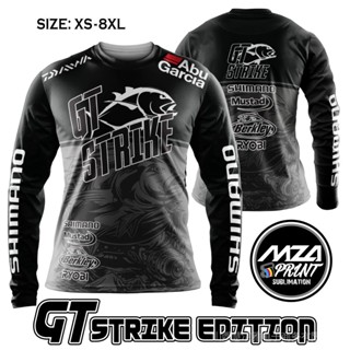 เสื้อกีฬาตกปลา GT Strike Edition |เสื้อตกปลา ป้องกันรังสียูวี แห้งเร็ว| Baju Pancing SHIMANO SYU5