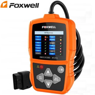 FOXWELL NT201 Universal Obd2 Scanner Car Scanner Car Diagnosis Odb2 Car Diagnostic Tool OBDII Car Diagnostic Scanner Automotive Scanner Auto Scanner Check Engine Scanner Engine Code Reader Obd2 Gauge Obd Meter PK Launch Scanner Ancel Konnwei Autool