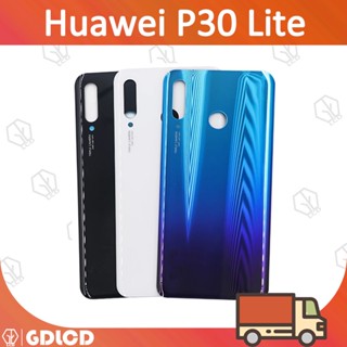 สําหรับ Huawei P30 Lite Nova 4e ฝาครอบแบตเตอรี่ด้านหลัง เคสประตู กระจกด้านหลัง อะไหล่ซ่อม