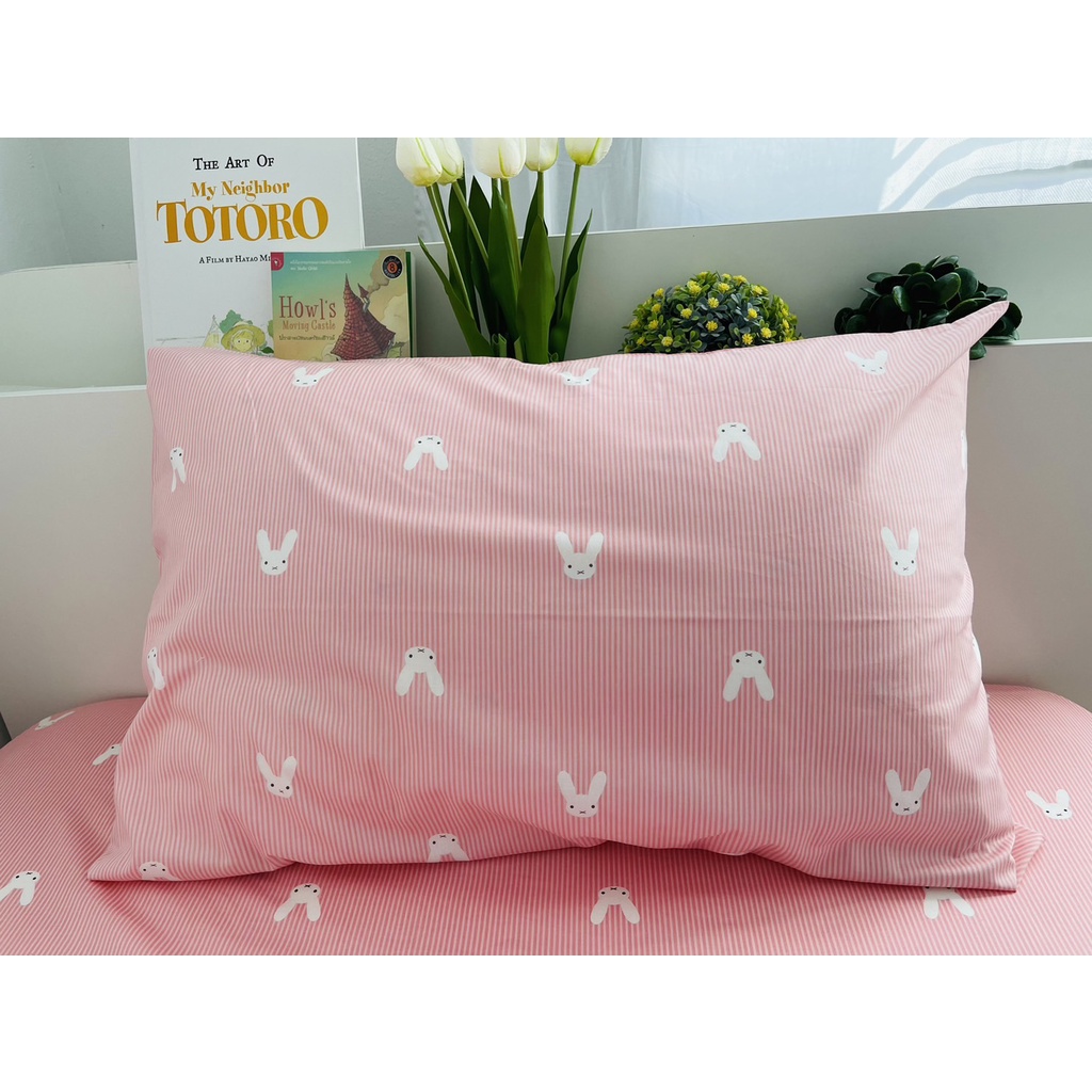 ปลอกหมอน  ลายกระต่ายดอกไม้ - รูปที่ 4