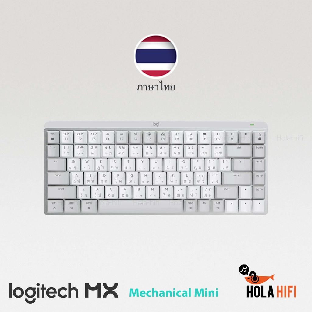 Logitech MX Mechanical Mini For Mac  - Minimalist Illuminated Performance Keyboard (ภาษาไทย รับประกัน 1 ปี พร้อมส่ง)