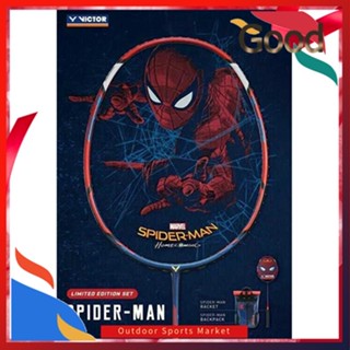 [พร้อมส่ง] Victor SPIDER MAN Limited Edition ไม้แบดมินตัน รุ่นมืออาชีพ พร้อมสายฟรี