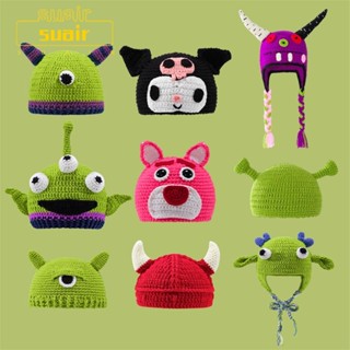 Suair Shrek Hat หมวกคอสเพลย์การ์ตูน แฮนด์เมด สําหรับเด็กและผู้ใหญ่