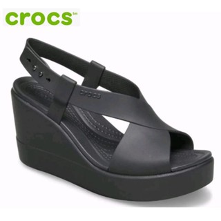 รองเท้าแตะ Crocs Brooklyn ส้นสูง สําหรับผู้หญิง