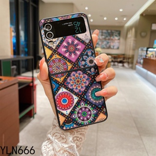 For Samsung Galaxy Z Flip 4 Z Flip 3 5G Classic Vintage ethnic style Protective Casing Luxury Unique Design Cover