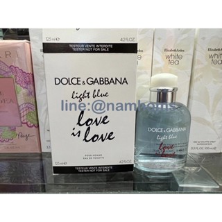 D&amp;G light blue lover is love men edt 125ml tester