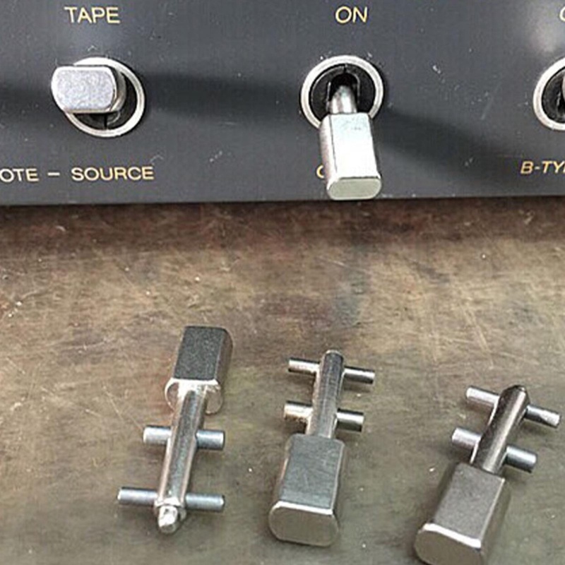 WU Toggle Switch พร้อมปุ่ม Matt Chrome Plated Toggle Lever 1 สําหรับ REVOX B77 B710 STUDER A710 PR99