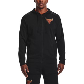 เสื้อฮู้ดแขนยาว Under Armour Mens Project Rock Terry Full Zip Hoodie [ลิขสิทธิ์แท้][รหัส : 1361749 001 ]