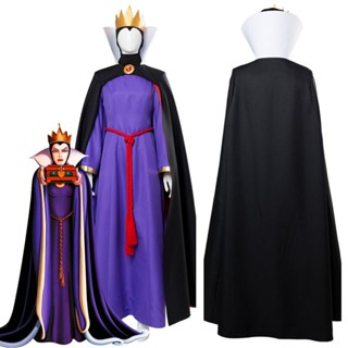 Snow White Evil Queen Dress Outfit Adult Halloween Carnival Cosplay Costumes Set