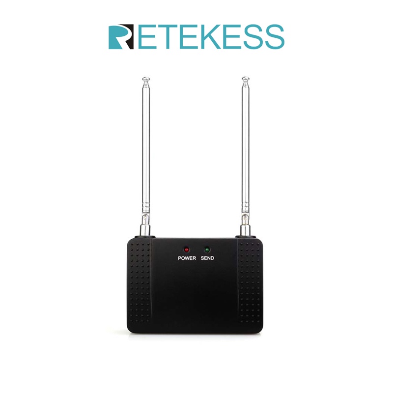 Retekess TD021 เครื่องขยายเสียง RF ไร้สาย 500mW Repeater สําหรับระบบโทรโรงพยาบาลคลินิกสําหรับ TD157 