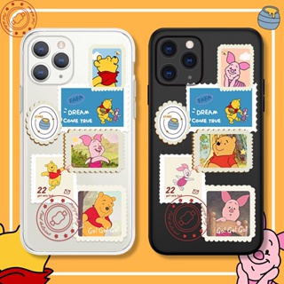 Winnie the Pooh for เคสไอโฟน 7 8 plus iPhone 11 12 pro max เคส 14 plus case 13 14 promax X Xr Xs Max TPU couple cover