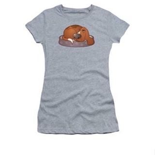 Sleepy Hound Dog Womens T-Shirt เสื้อ ยืด ผู้ชาย เสื้อคู่รัก เสื้อผู้ชายเท่