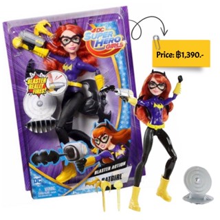 DC Super Hero Girls Blaster Action Batgirl Doll Mattel