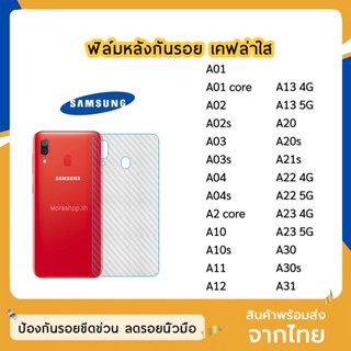 ฟิล์มหลัง Samsung ฟิล์มเคฟล่า แบบใส A04 A02 A03 A03s A04s A10 A11 A12 A13 A20 A20s A21s A22 A23 A30 A30s A31 A33