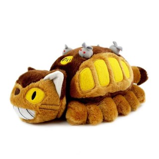 หมอนตุ๊กตานุ่ม รูปรถบัส My Totoro Cat ขนาด 12 นิ้ว เหมาะกับของขวัญ ของเล่นสําหรับเด็ก