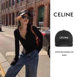 (จัดส่งทันที)New หมวก celine แท้/หมวกเบสบอล