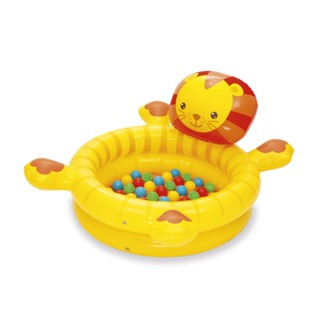 Bestway(เบสเวย์) บ่อบอลเป่าลม 1.11m x 98cm x 61.5cm Cuddly Cub Ball Pit Toy Smart