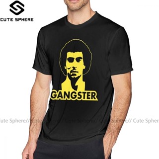 เสื้อยืดแขนสั้น ผ้าฝ้าย พิมพ์ลาย Gangster Nick Galis Gangster สีดํา สไตล์คลาสสิก ไซซ์ s 4xl แฟชั่นสําหรับผู้ชาย