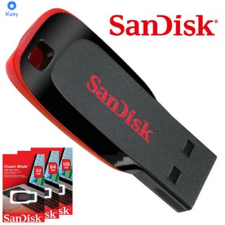 ไดรฟ์ปากกา Sandisk Usb 8Gb 128Gb 256Gb 512Gb 1Tb 2Tb Cruzer Blade 2.0 Flash Drive Memory Stick Adapter 【 Bluey】