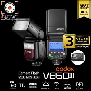 Godox Flash V860III TTL HSS 3000mAh - รับประกันศูนย์ Godox Thailand 3ปี ( V860 III )