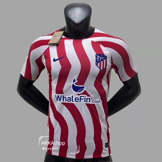 Atletico Madrid เสื้อ แอตเลติโก มาดริด เสื้อฟุตบอล Home เสื้อบอล 22-23 เกรด AAA ขนาด S-2XL เสื้อผู้ชาย เสื้อกีฬา