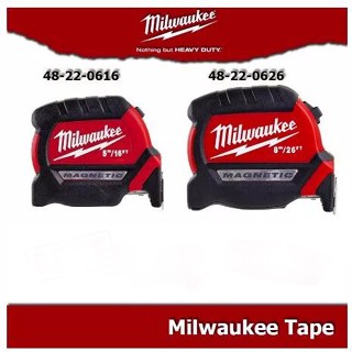 Milwaukee ตลับเมตร รุ่น compact magnetic 5 เมตร 8 เมตร