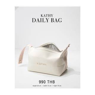 ส่งฟรี KATHY DAILY BAG กระเป๋าเครื่องสำอาง กระเป๋าแคนวาสสุดหรู กระเป๋ากระแต