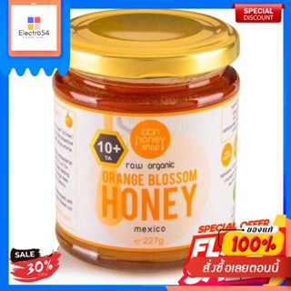 Latin Honey Shop Raw Organic Orange Blossom Honey 227 G.Latin Honey Shop Miel de Fleur dOranger Bio Cru 227 G.