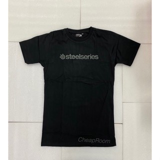 เสื้อยืด T-Shirt Steelseries สกรีนกำมะหยี่