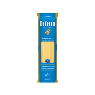 พาสต้า สปาเก็ตตี้ เบอร์.12 - ดีเชคโก้, 500 กรัม Pasta Spaghetti No.12 - De Cecco, 500 grs