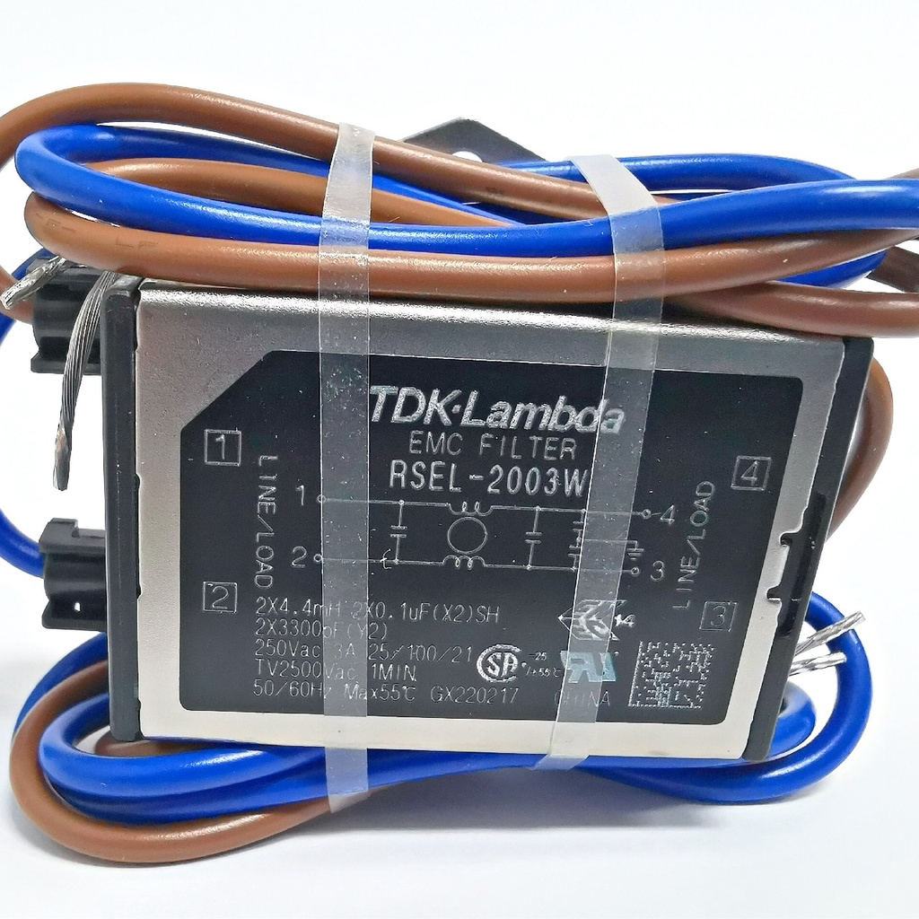 TDK-LAMBDA  NOISE FILTER #RSEL-2003W [ตัวกรองสัญญาณรบกวน]