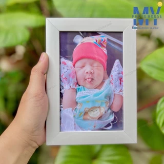 กรอบรูปพร้อมรูป 4x6 นิ้ว มีขาตั้ง ออกแบบฟรี