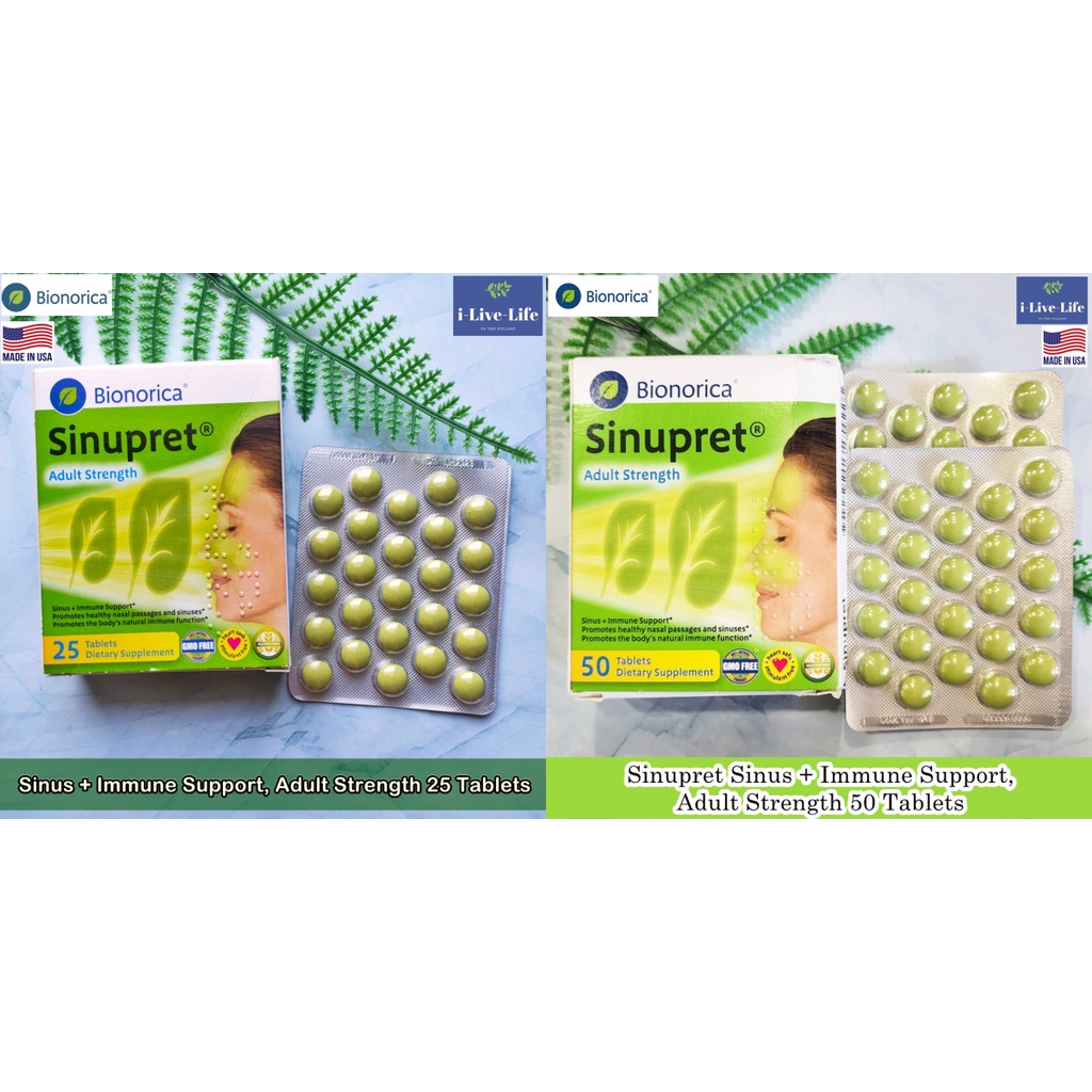 Bionorica - Sinupret Sinus, Adult Strength อาหารเสริม ทางเดินหายใจ