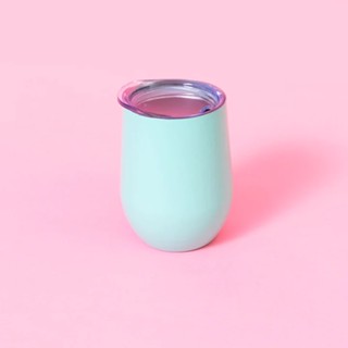 พร้อมส่ง ของแท้ Chic &amp; Tonic Solid Wine Tumbler (Teal Green/Coral Blue)