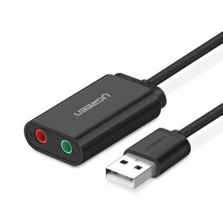 Cable Sound USB TO Audio 3.5mm UGREEN 30724 ออกใบกำกับภาษีได้