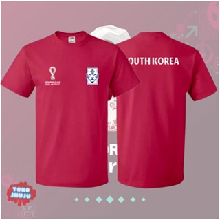 South Korea World Cup 2022 Team T-Shirt Front Back FIFA