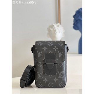 พรี​ ราคา6000 Lv Louis Vuitton M81522 หนังแท้ กระเป๋าสะพาย กระเป๋าสะพายไหล่กระเป๋า​เก็บ​โทรศัพท์​